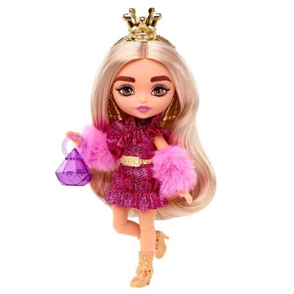 Barbie® Extra Mini Minis™ lelle - zelta kronis, 13 cm, HJK67