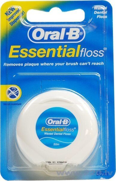 ORAL-B zobu diegs Essential Floss ar vasku