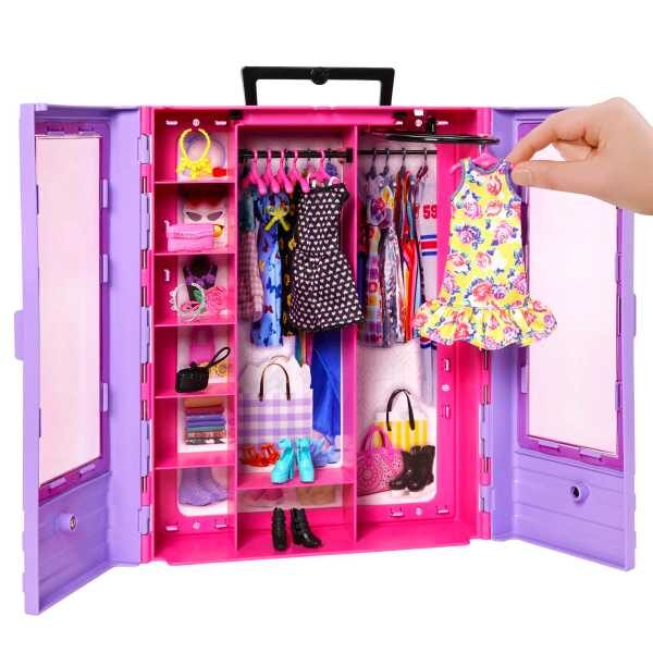 Barbie® Fashionistas® Ultimate Closet™ - modes dāmas skapis un 6 pakaramie, HJL65