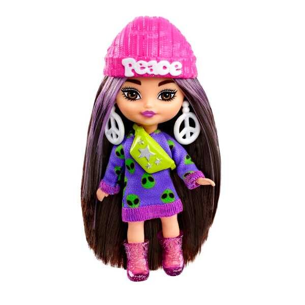 Barbie® Extra Mini Minis™ lelle ar NLO raksta džemperi, 13 cm, HLN46